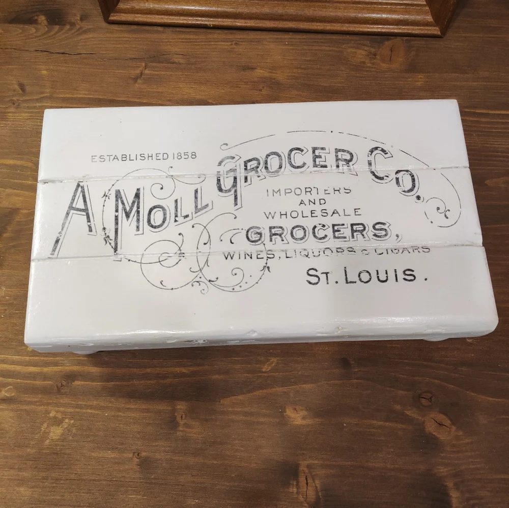 White Solid Wood Rustic Riser Tray - Picture 3 of 10